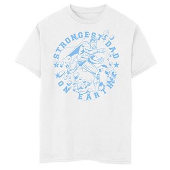 Boys 8-20 DC Comics Superman Strongest Dad Graphic Tee