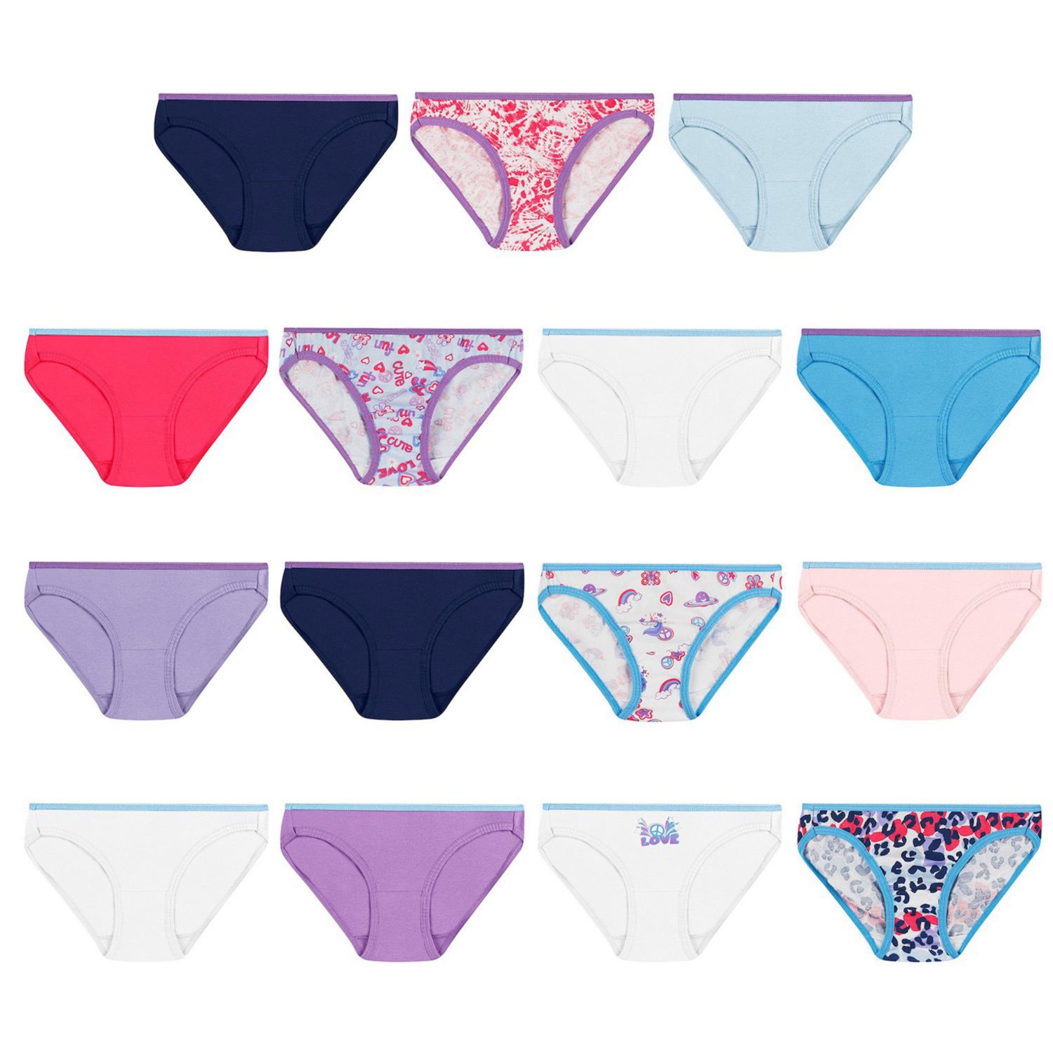 Image for Hanes Girls Bikini Panties 14+1 Bonus Pack at Kohl's.