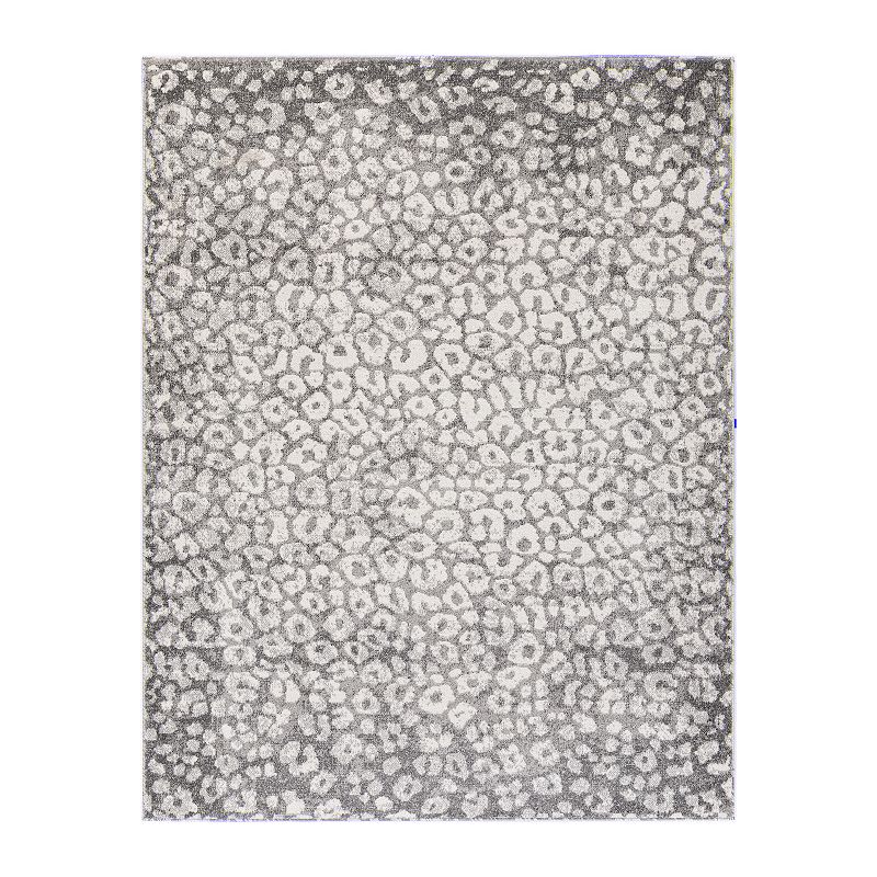 Surya Positano PSN-2307 79x108  Rectangle Fabric Rug in Charcoal/Gray/Off White
