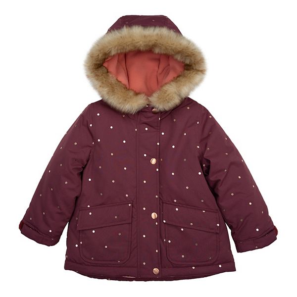 OshKosh BGosh Baby Girls Perfect Colorblocked Heavyweight Jacket Coat 