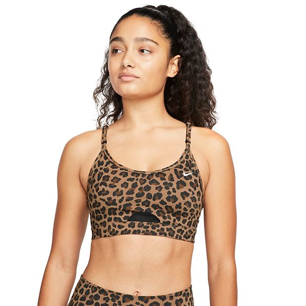 Cheetah Pattern Padded Sports Bra