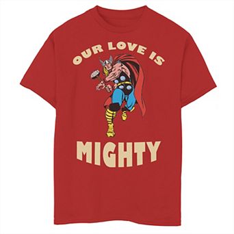 Boys 8-20 Marvel thor Mighty Love Graphic Tee
