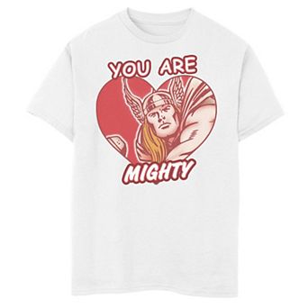 Boys 8-20 Marvel Thor Mighty Heart Comic Graphic Tee
