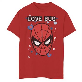 Boys 8-20 Love Bug Valentines Day Comic Graphic Tee