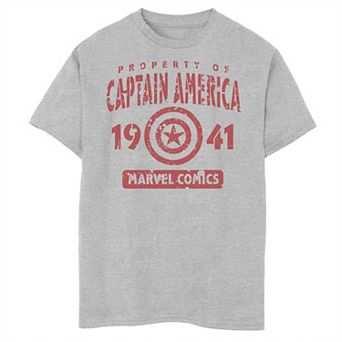 Boys 6-20 Marvel Captain America 1941 Marvel Comics Graphic Tee