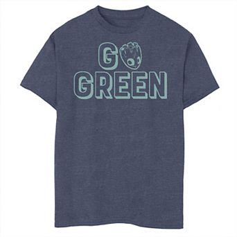 Boys 8-20 Marvel Guardians Of The Galaxy Groot Go Green Graphic Tee