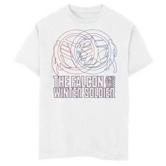 Boys 8-20 Marvel The Falcon And The Winter Soldier Line Art Graphic Tee