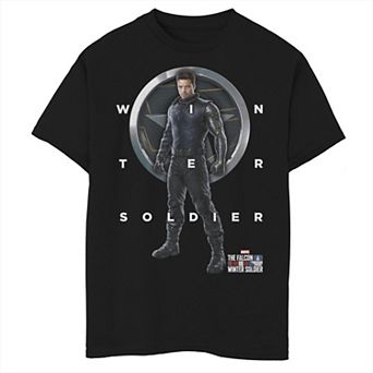 Boys 8-20 Marvel The Falcon And The Winter Soldier Bucky Shield Graphic Tee