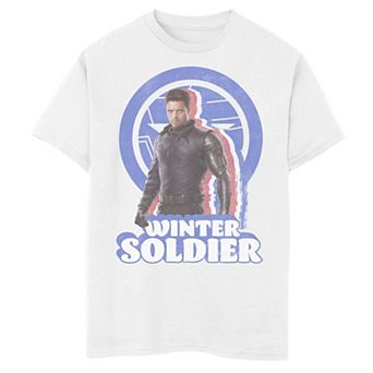 Boys 8-20 Marvel The Falcon And The Winter Soldier Bucky Retro Graphic Tee