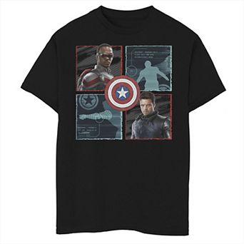 Boys 8-20 Marvel The Falcon And The Winter Soldier Box Up Graphic Tee