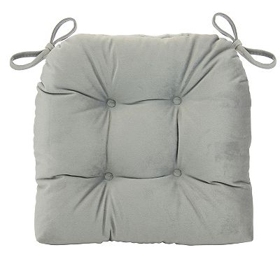 Mingle & Co. Reversible Tufted Chair Pad with Ties