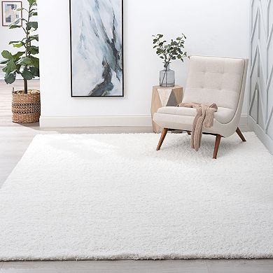 KHL Rugs Alana Transitional Solid Shag Area Rug