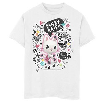 Boys 8-20 Gabby's Dollhouse Pandy Paws Pandy-Rrific Doodles Graphic Tee