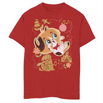 Boys 8-20 Dreamworks Rhyme Time Town Cole Stitched Poster Graphic Tee