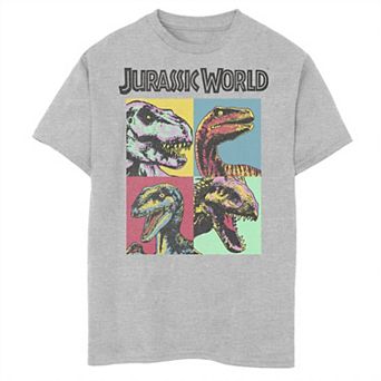 Boys 8-20 Jurassic World: Fallen Kingdom Dinosaur Pop Art Box Up Graphic Tee