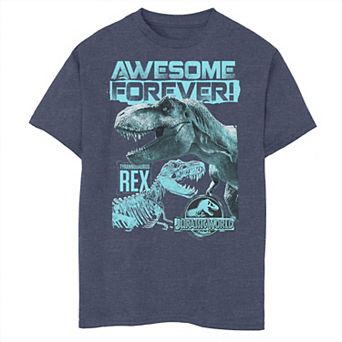 Boys 8-20 Jurassic World Two T-Rex Awesome Forever Graphic Tee