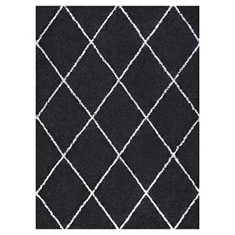 KHL Rugs Mira Contemporary Diamond Shag Area Rug