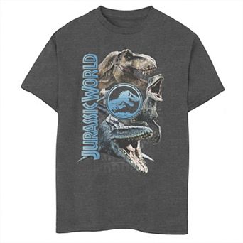 Boys 6-20 Jurassic World Two Dinosaur Logo Stack Graphic Tee