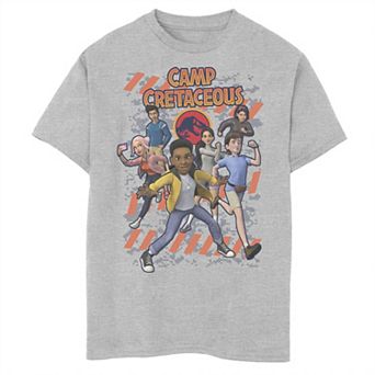 Boys 8-20 Jurassic World: Camp Cretaceous Group Shot Run Graphic Tee