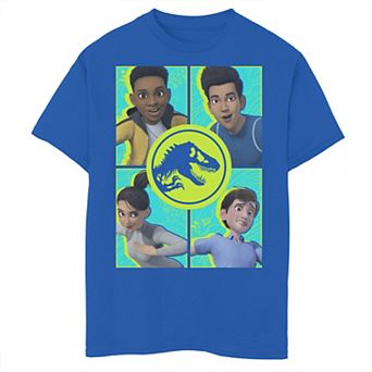 Boys 6-20 Jurassic World: Camp Cretaceous Group Box Up Graphic Tee