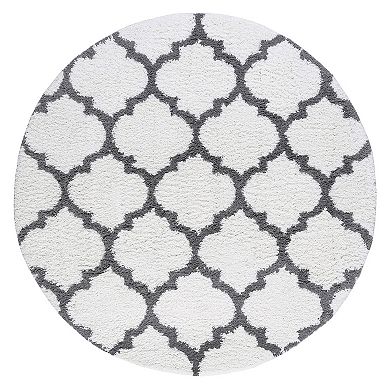 KHL Rugs Jeni Transitional Geometric Shag Area Rug