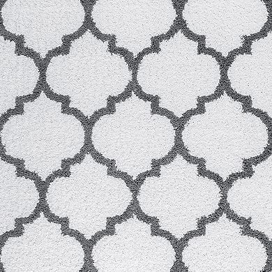 KHL Rugs Jeni Transitional Geometric Shag Area Rug