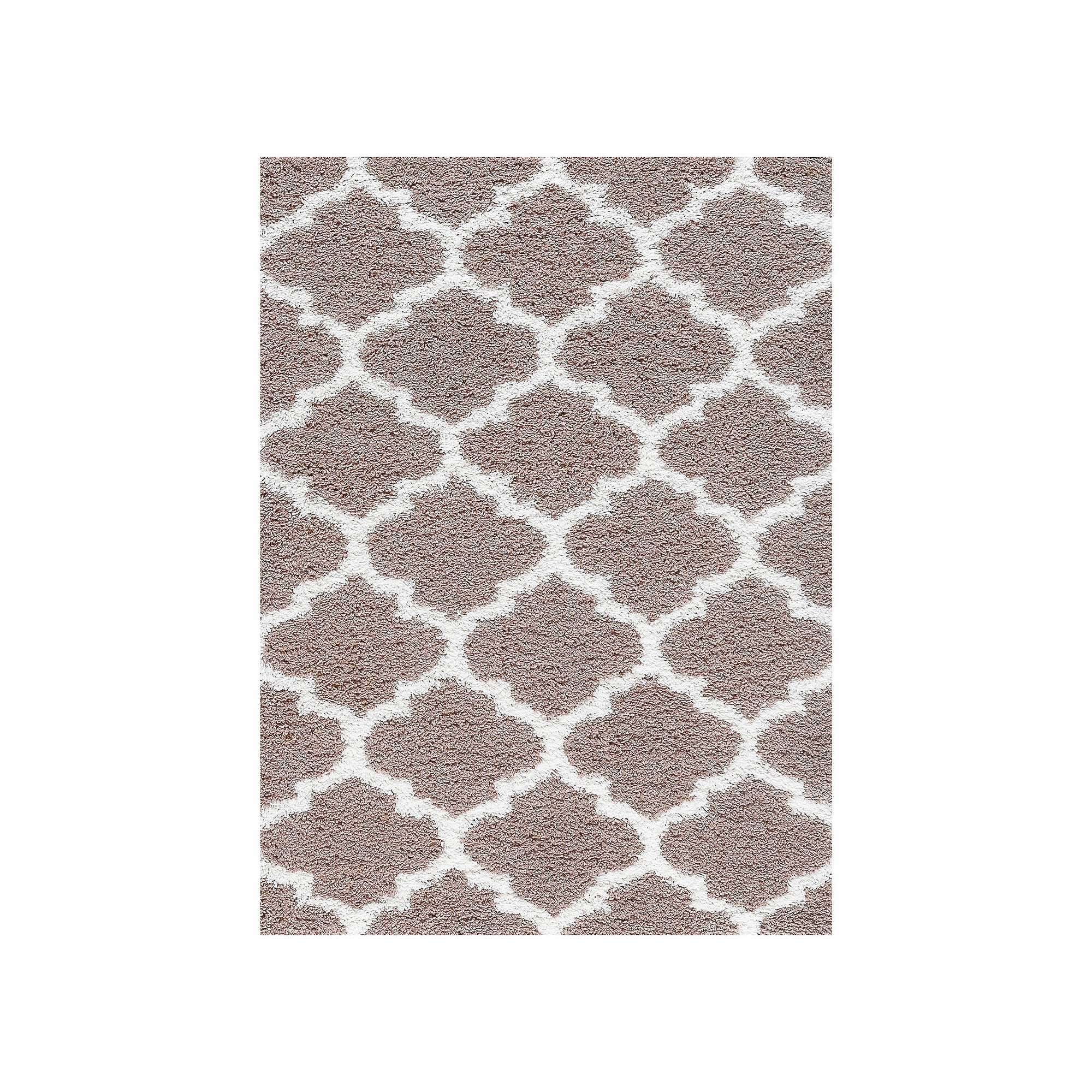KHL Rugs Jeni Transitional Geometric Shag Area Rug