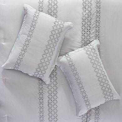 Modern Threads 5-Piece Embroidered Comforter Set with Shams