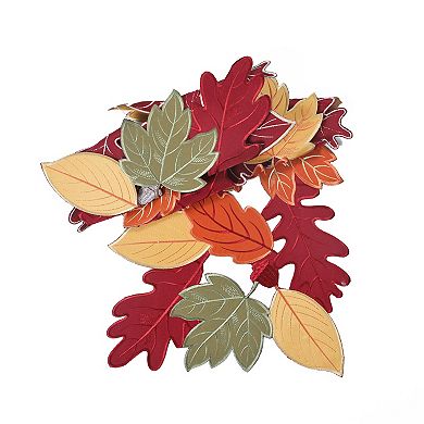 Celebrate Harvest Together Leaf Cut-Out Table Runner - 36"