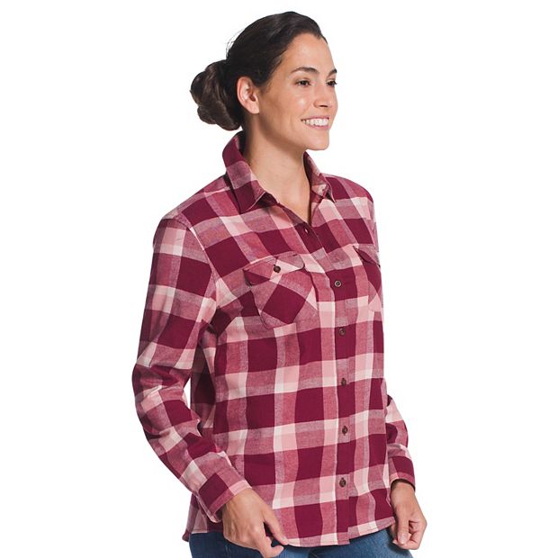 Women s Eddie Bauer Everyday Flex Flannel Shirt