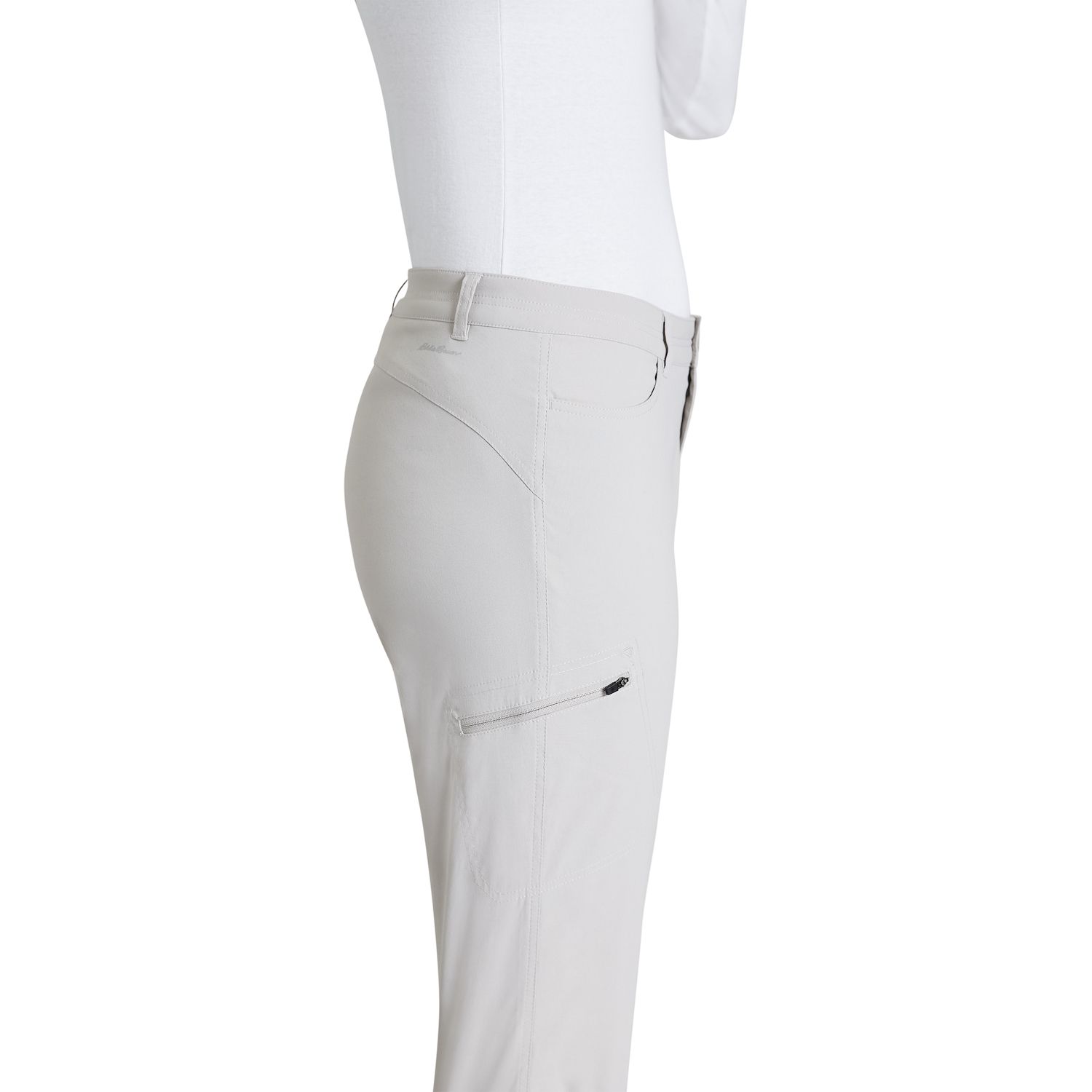 Eddie Bauer Pantaloni foderati Rainier Donna, Melanzana., 44