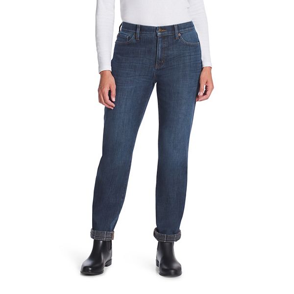 Women's Eddie Bauer Fleece-Lined Boyfriend Jeans