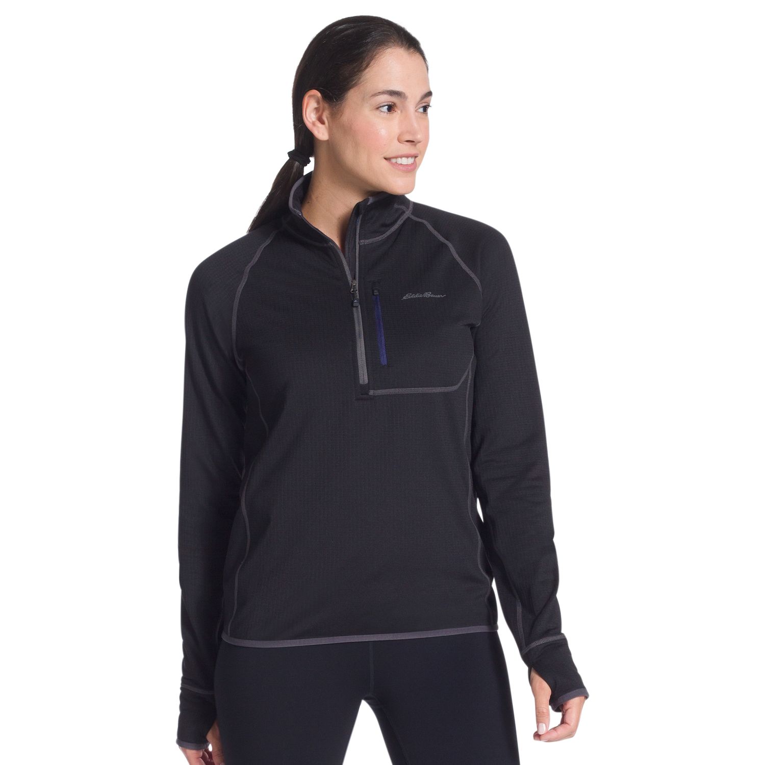 eddie bauer half zip pullover women's