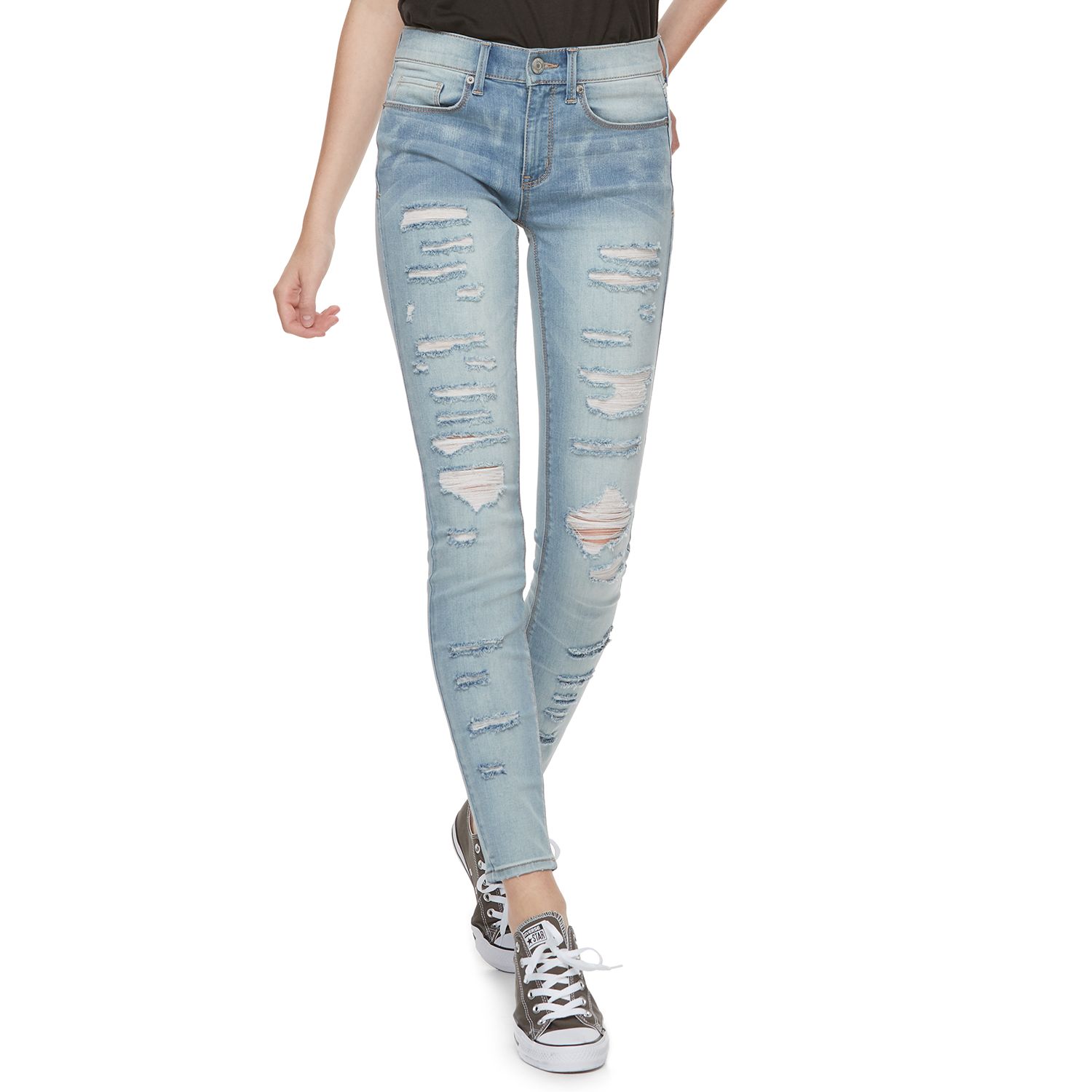 mudd flx stretch low rise skinny jeans