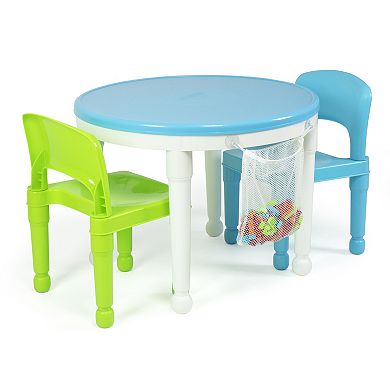 Humble Crew Kids 2-in-1 Round Activity Table with 2 Chairs