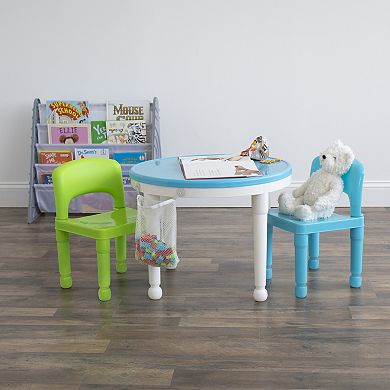 Humble Crew Kids 2-in-1 Round Activity Table with 2 Chairs