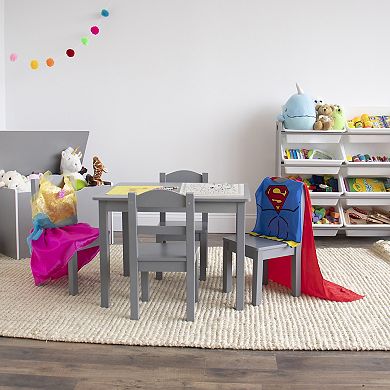 Humble Crew Kids Wood Table & 4 Chairs Set