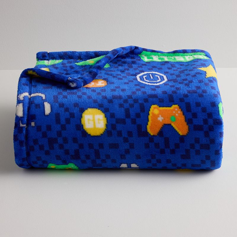 The Big One Kids™ Oversized Supersoft Plush Throw, Gamer