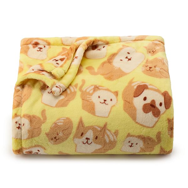 The Big One Kids™ Oversized Supersoft Plush Throw - Loaf Pets