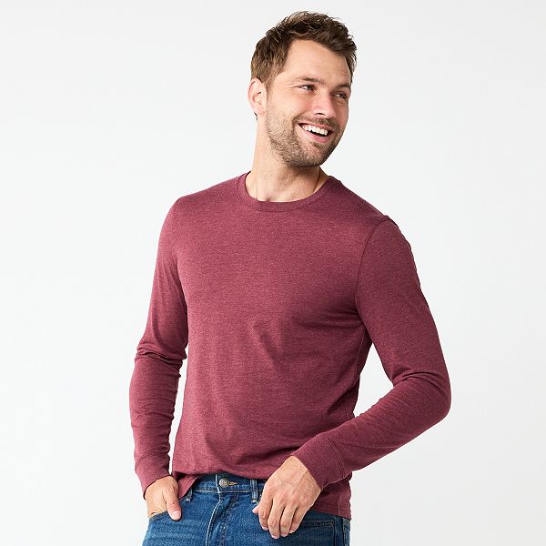 Sonoma Red Georgia Long Sleeve T-Shirt - Benjamin's Menswear