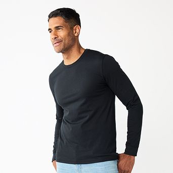 Men's Sonoma Goods For Life® Supersoft Long Sleeve Crewneck Tee