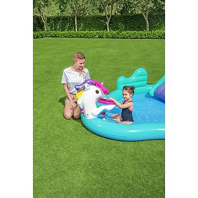 Bestway H2OGO! Magical Unicorn Carriage Play Pool Center