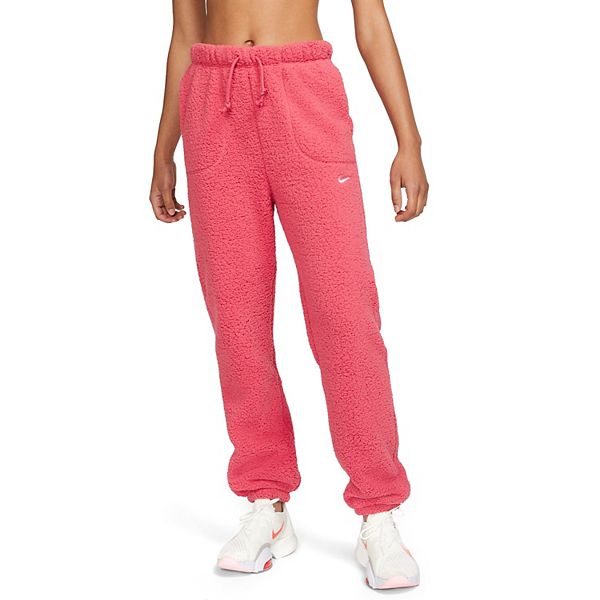 nike therma fit fuzzy french terry training pants
