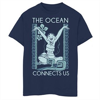 Disney's Moana Boys 8-20 Ocean Connect Us Graphic Tee