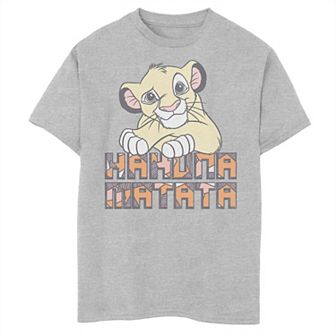 Disney's The Lion King Boys 8-20 Simba Hakuna Matata Paws Crossed Graphic Tee