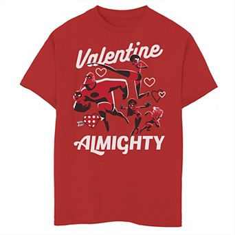 Disney / Pixar's The Incredibles Boys 8-20 Family Valentine Almighty Graphic Tee