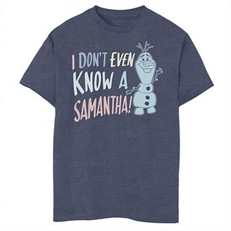 Disney's Frozen 2 Boys 8-20 Olaf I Don't Even Know A Samantha Graphic Tee