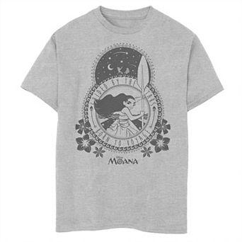 Disney's Moana Boys 8-20 Guided By The Stars Born To Voyage Graphic Tee