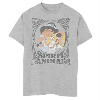 Disney's Aladdin Boys 8-20 Jasmine Spirit Animal Graphic Tee