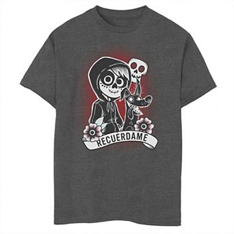Disney / Pixar's Coco Boys 8-20 Miguel Recuerdame Portrait Graphic Tee